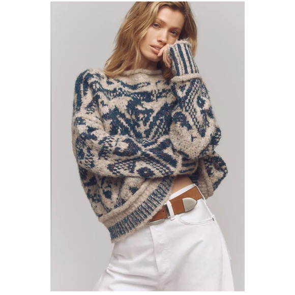 Anthropologie Sweaters - Anthropologie Pilcro Relaxed Roll Neck Sweater XS NEW